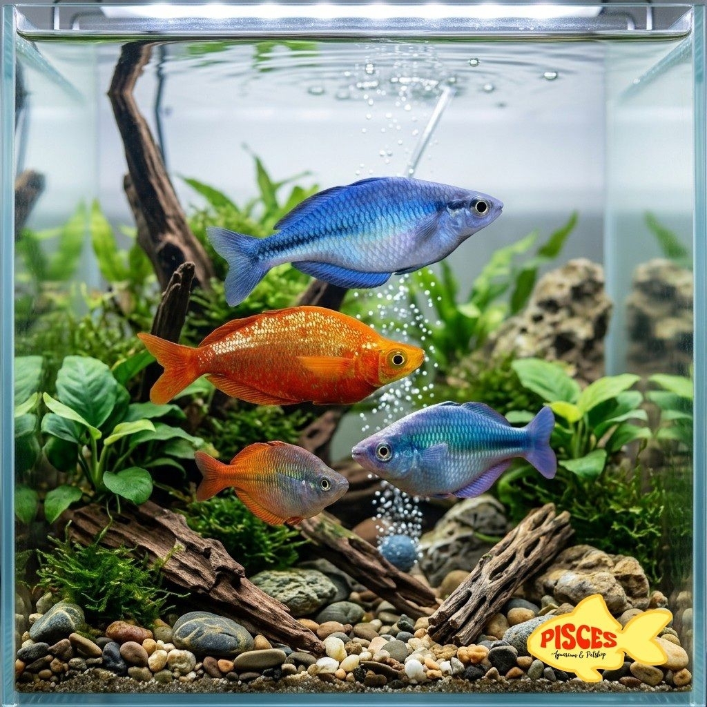 IKAN HIAS RAINBOW RED | BLUE