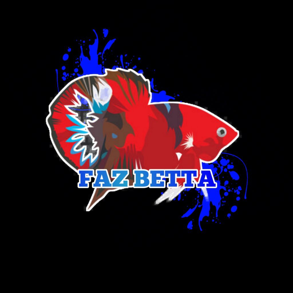 botol bermotif ikan cupang