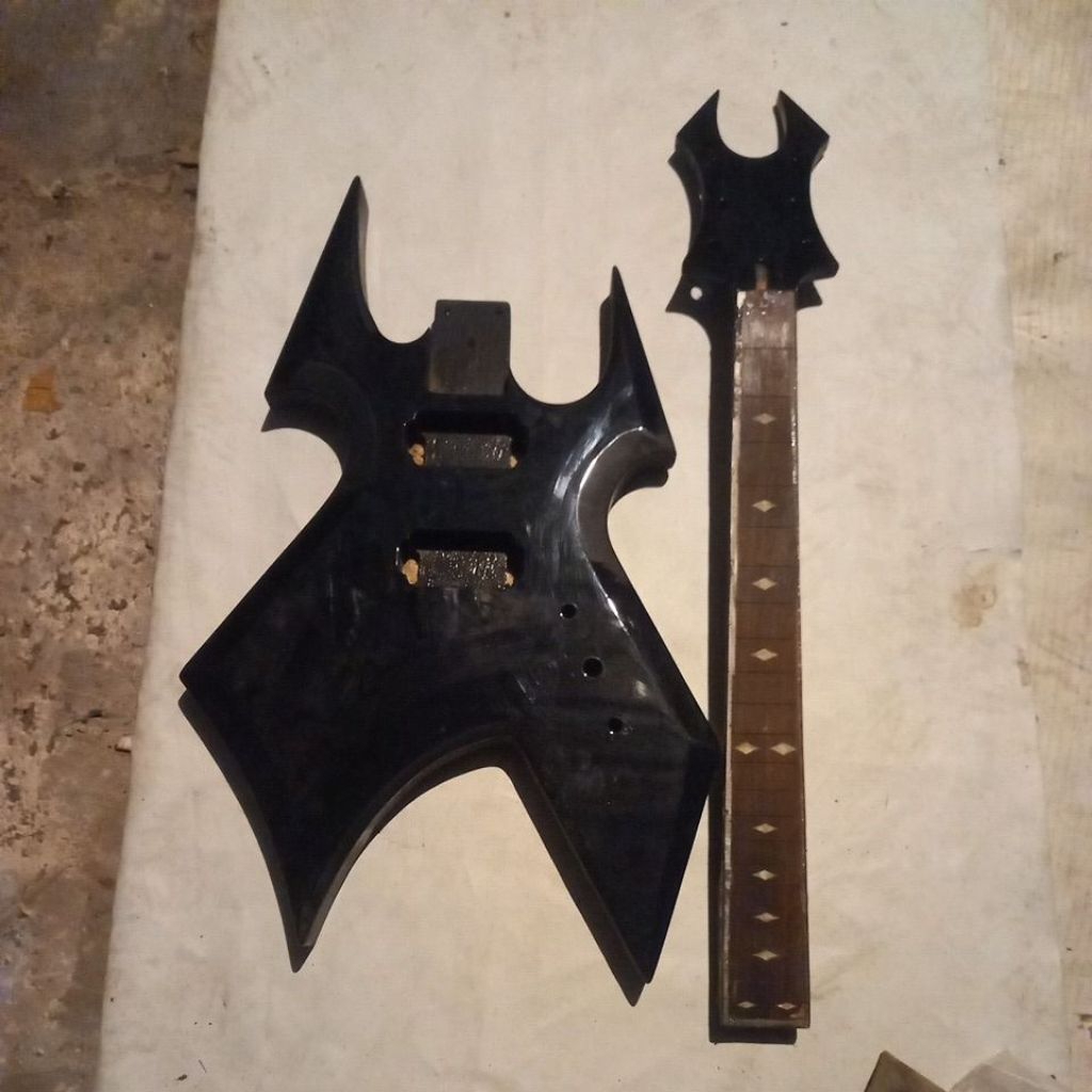 Gitar bodi neck Bc rich 6 string original