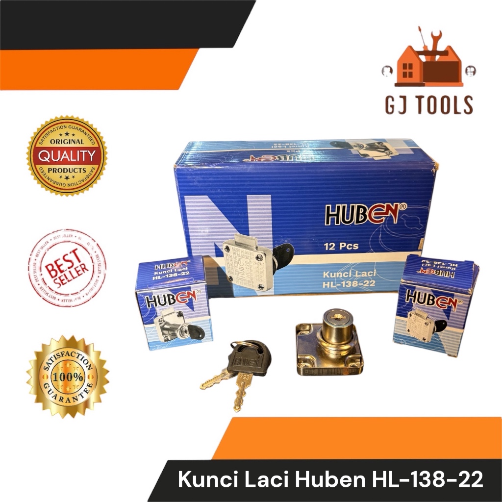KUNCI LACI HUBEN - KUNCI LEMARI KABINET HUBEN - KUNCI CAMLOCK HUBEN