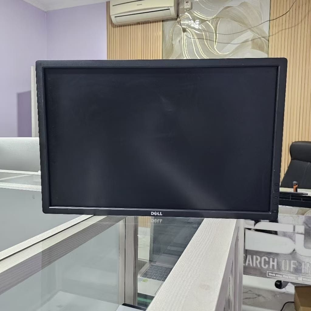 MONITOR 24 INCHI MEREK DELL TANPA KABEL LCD ONLY MINUS TIPIS MURAH BANGET JURAGAN