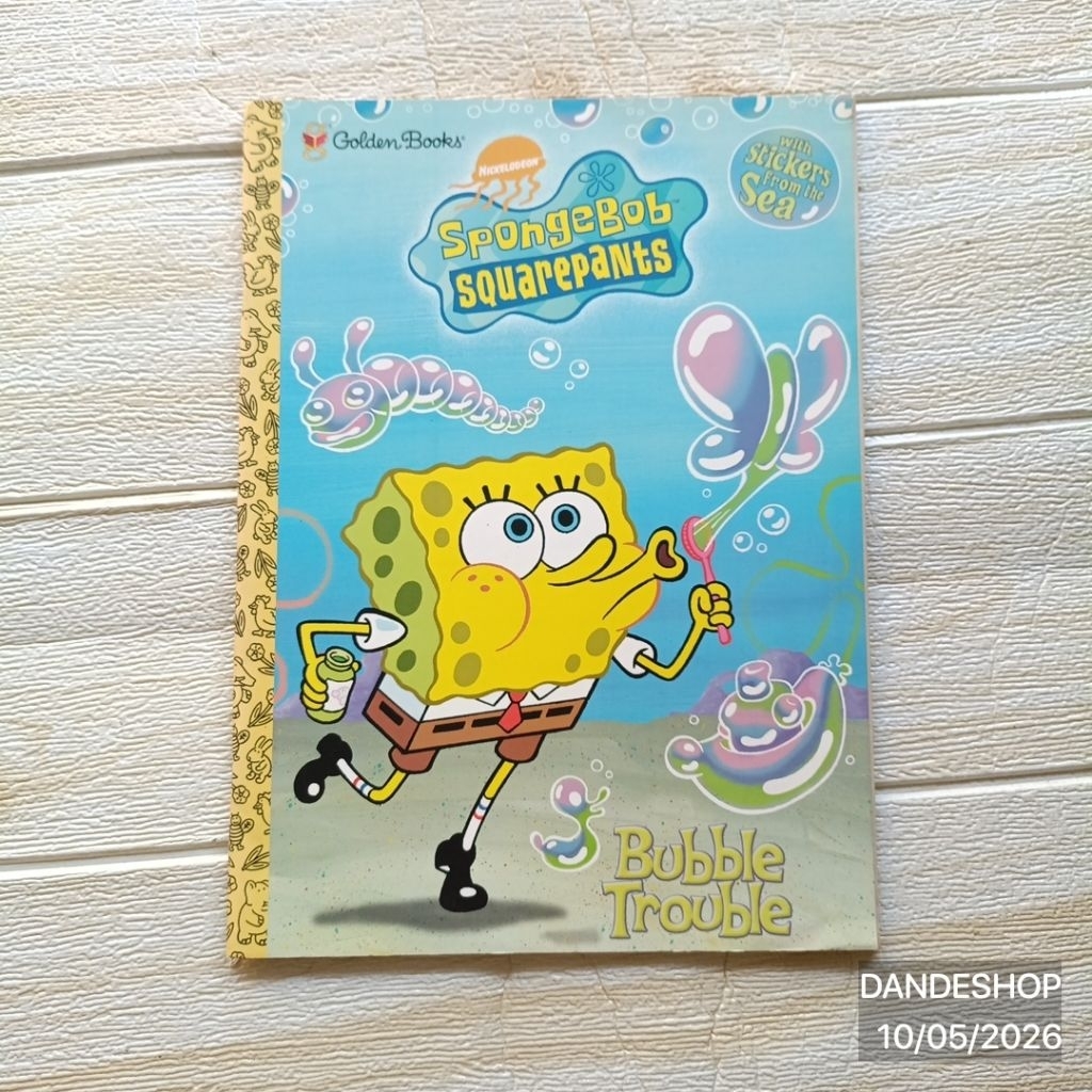 Spongebob Squarepants Bubble Trouble - Buku Aktivitas Anak Bekas Preloved