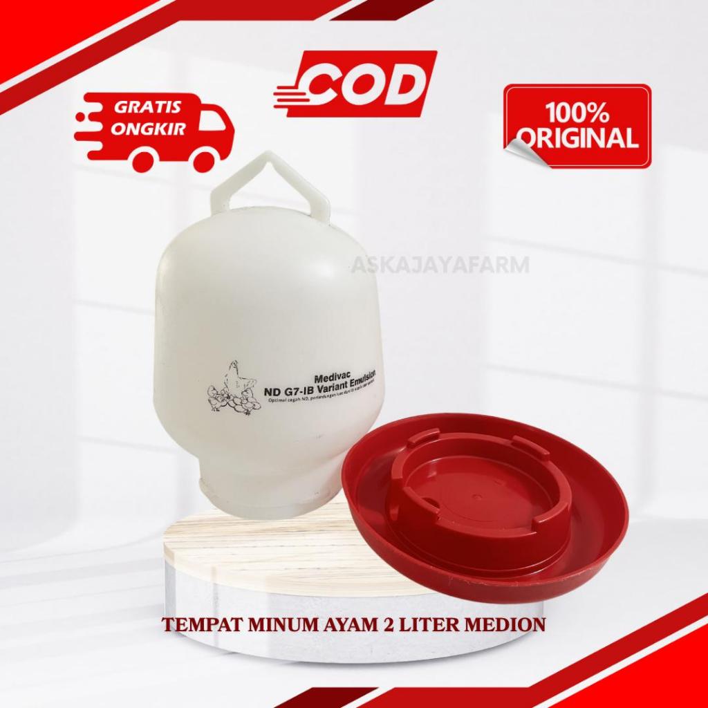 TEMPAT MINUM AYAM 2 LITER || TMA 2L MEDION