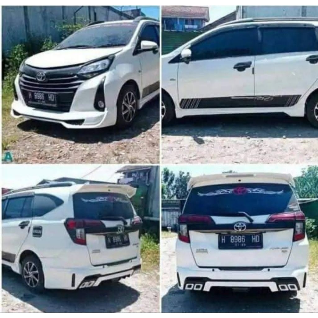 bodykit calya warna merah maroon full set