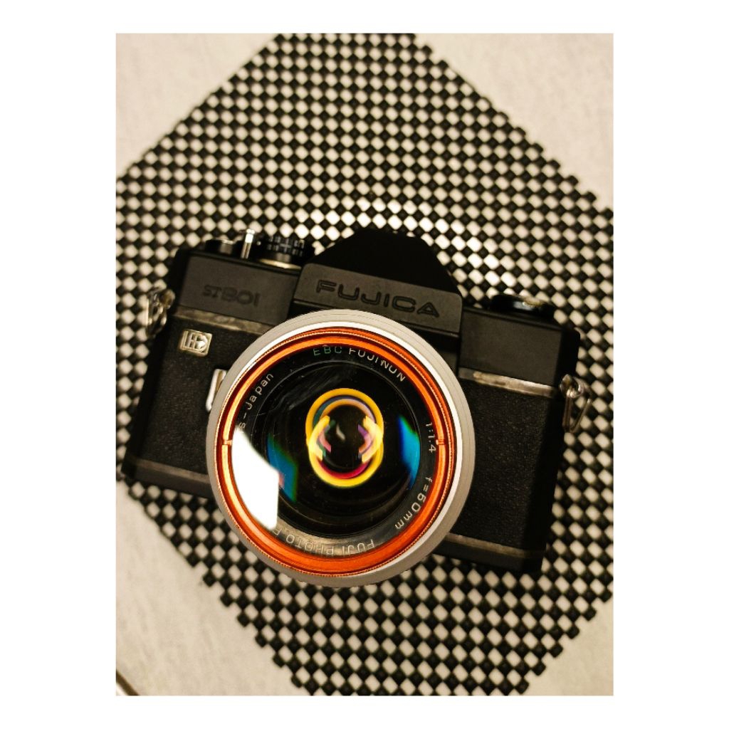 fujica st 801 dull black edition, repaint, cla'd