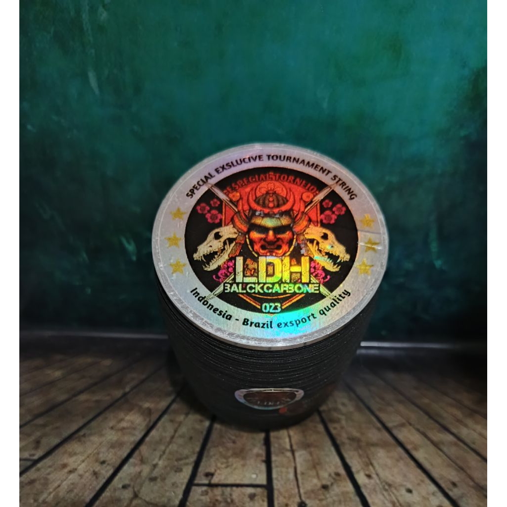 Gelasan Matot LDH Black Carbone Bahan Abu Monster Size 0.22'3 Klos 6000 Yard