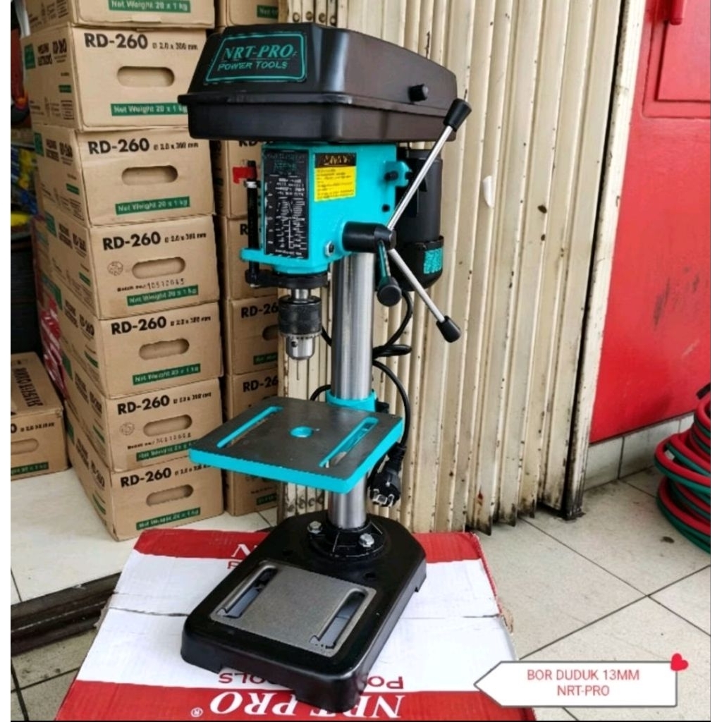BOR DUDUK 13MM NRT-PRO / BENCH DRILL NRT PRO 13MM / MESIN BOR DUDUK 13MM NRTPRO