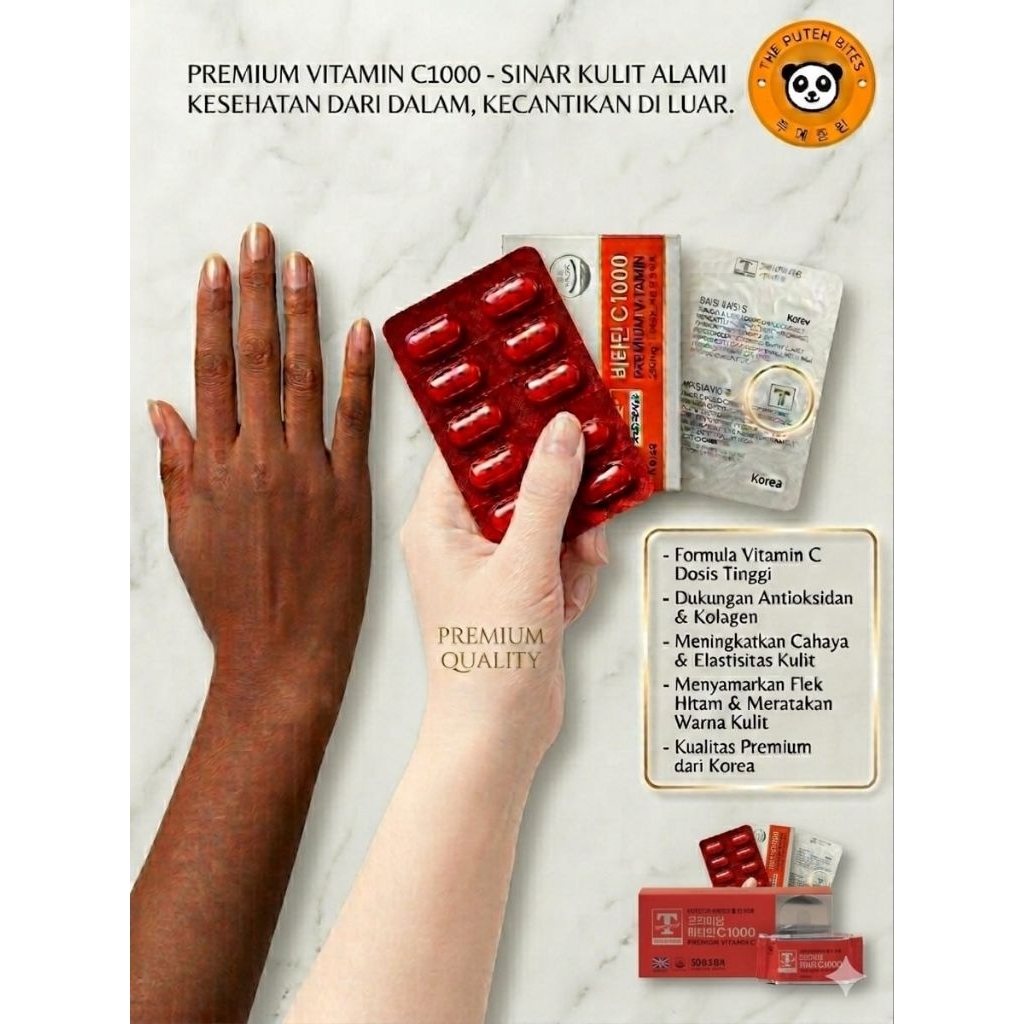 PIL T-STANDARD VITAMIN C 1000MG[1BLISTER:10TABLETS]