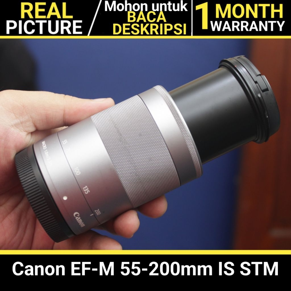 Canon 55-200mm IS STM EF-M BEKAS