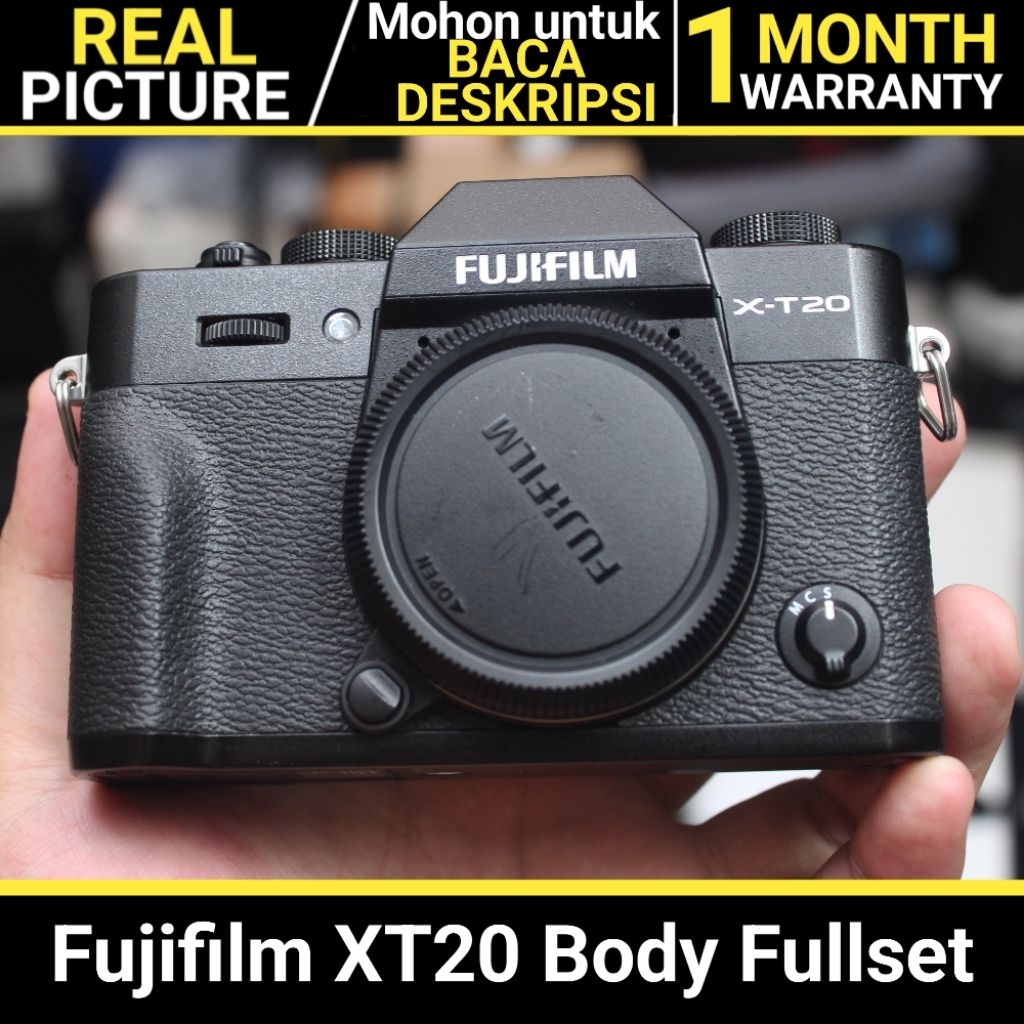 Kamera Fujifilm XT20 Body Black FullBox BEKAS