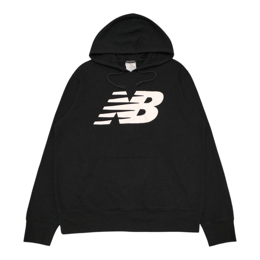 HOODIE NB NEW BALANCE LOGO HITAM / BLACK SECOND ORIGINAL