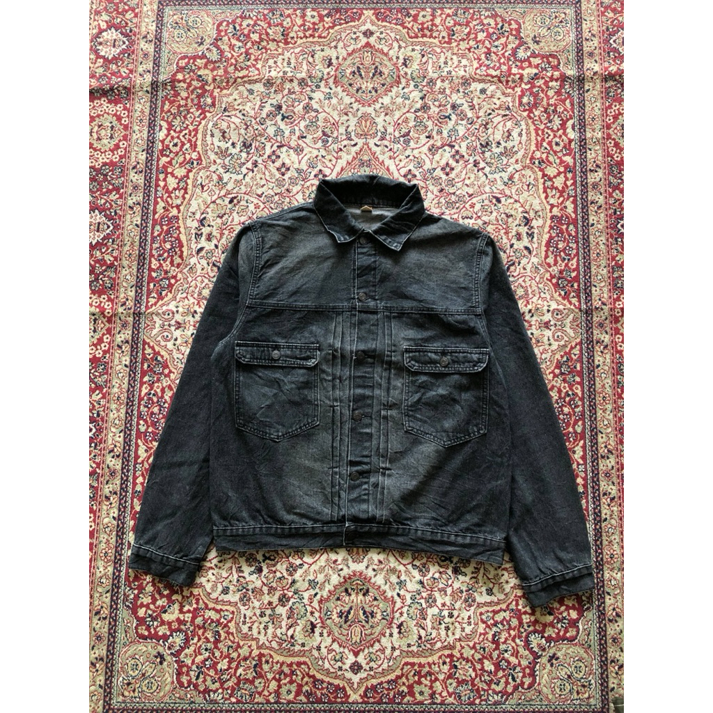 Killcity type 2 washed trucker jeans jacket Vintage trucker type 2 denim jacket i454