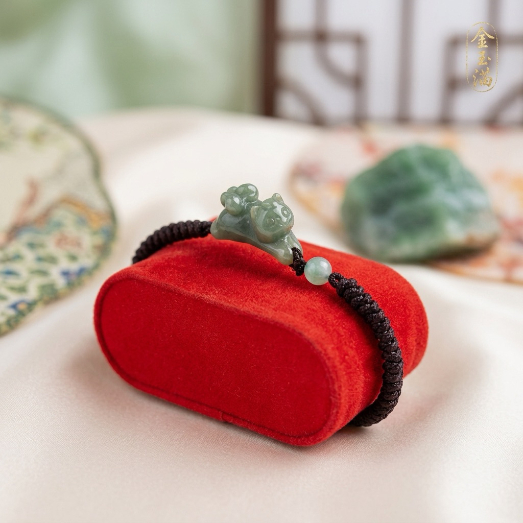 gelang tali giok | gelang tali giok kucing | bracelet giok sleeping cat | gelang giok kucing tidur