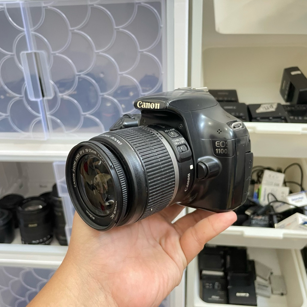 KAMERA DSLR VIDEO CANON 1100D KIT MULUS MUWURAH SEKALI