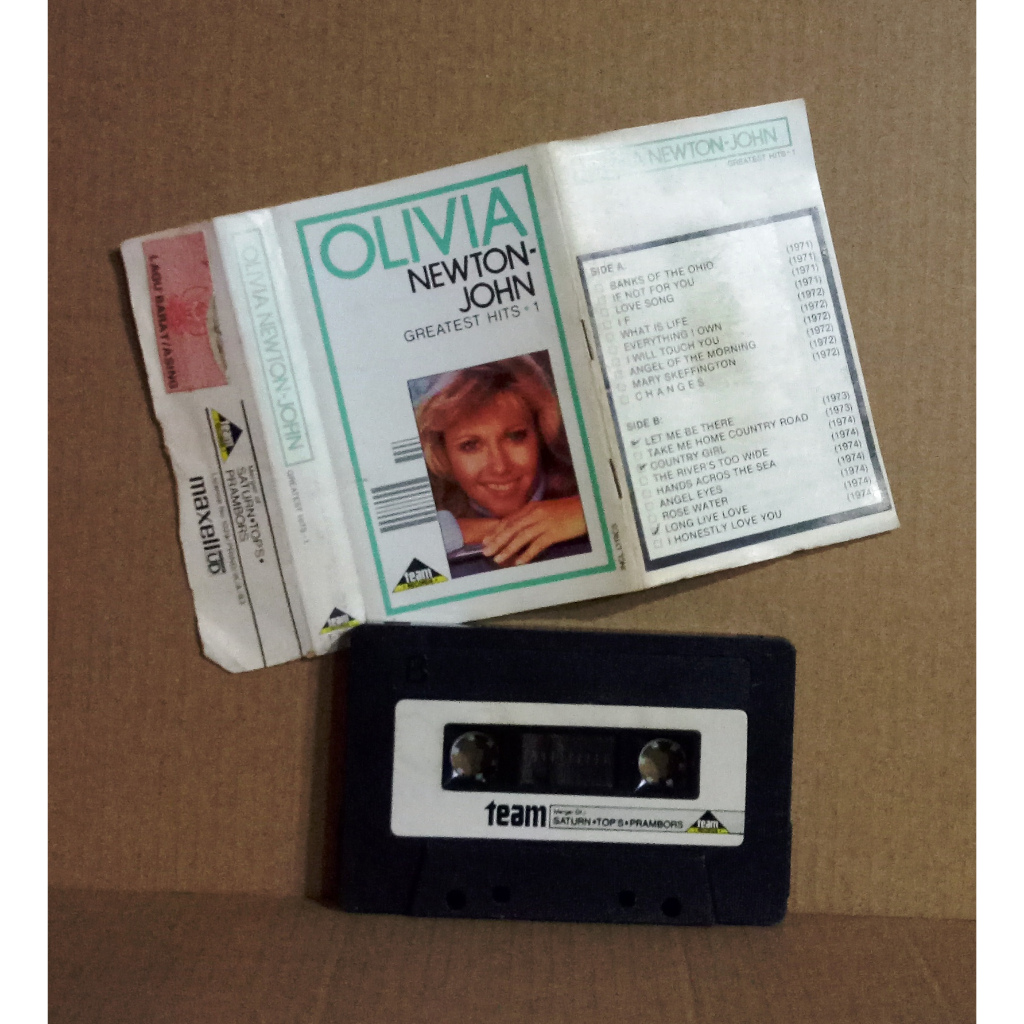OLIVIA NEWTON JOHN - GREATEST HITS 1 - Kaset