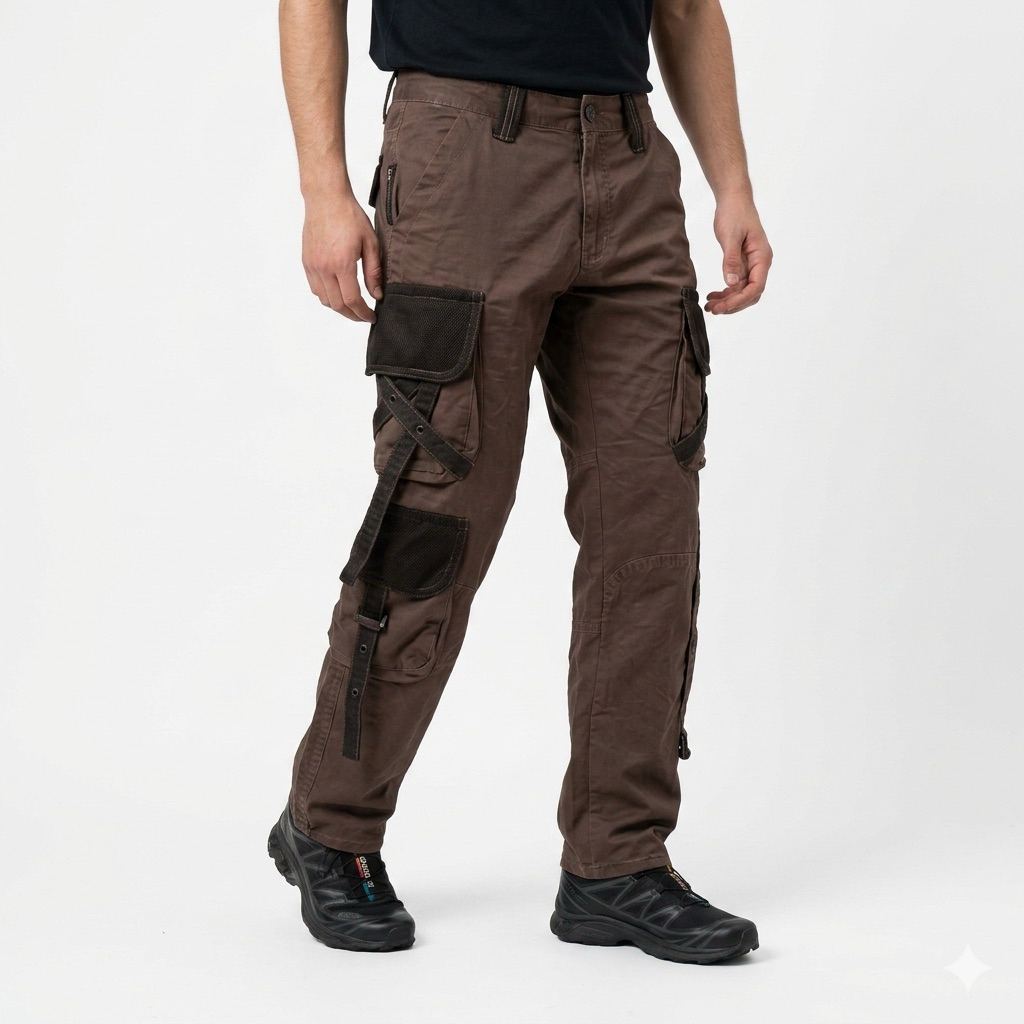 Bangbang Cargo Multi Pocket Brown