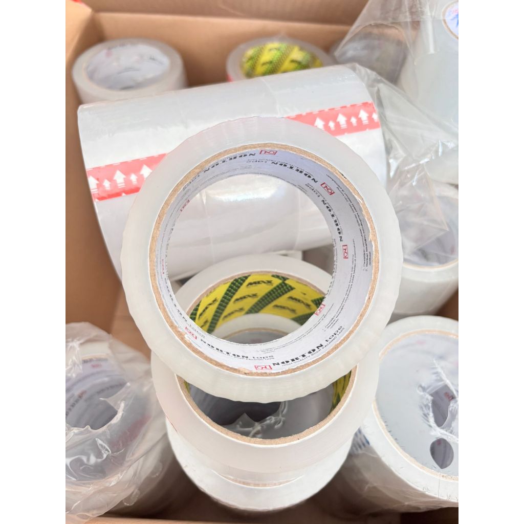 (NORTON)(6 pcs) lakban bening 45mm x 90yard (1 sloop) kualitas nachi tape