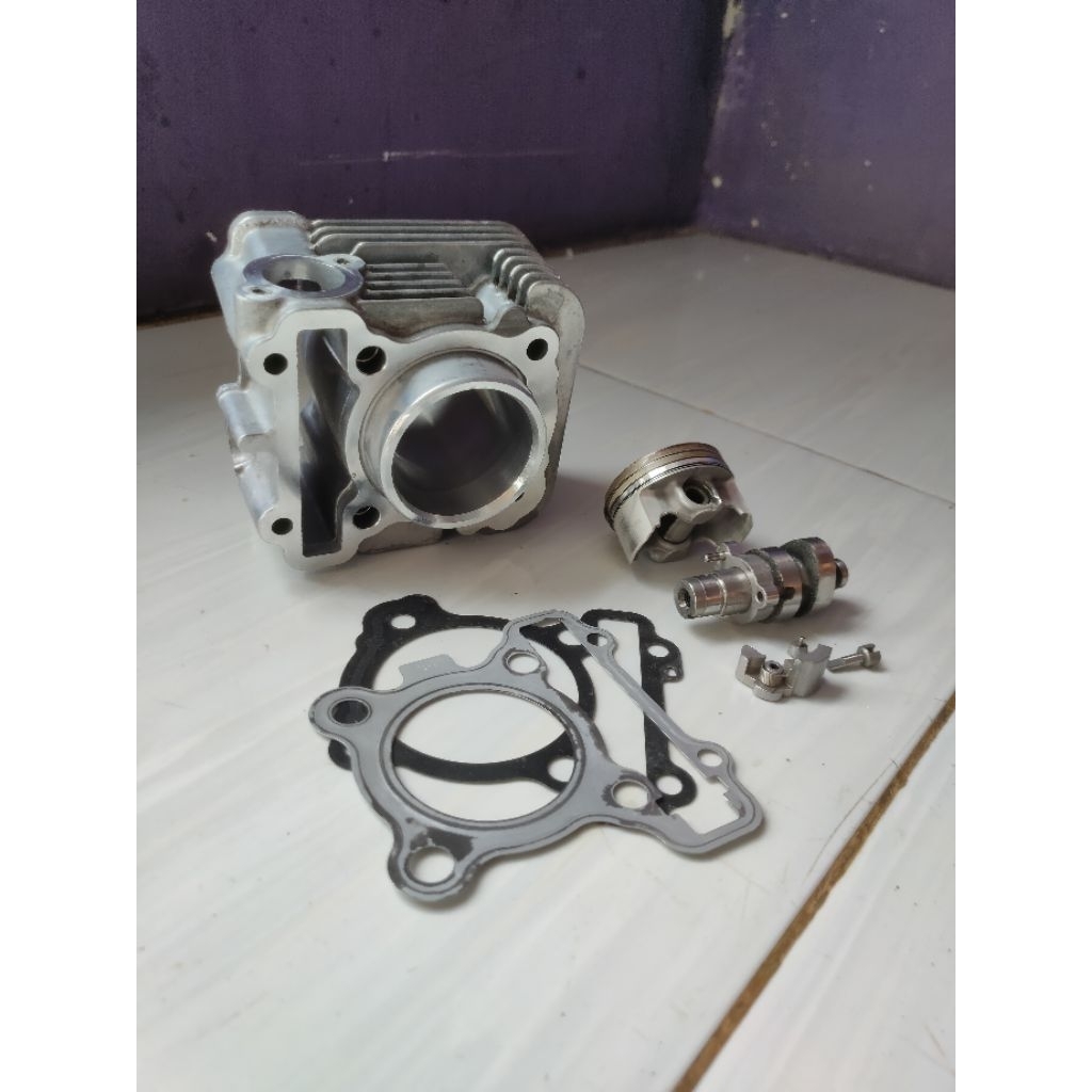 (Bekas) Blok Seher Set Noken As Fino 125 / Mio M3 - Original Bawaan Motor