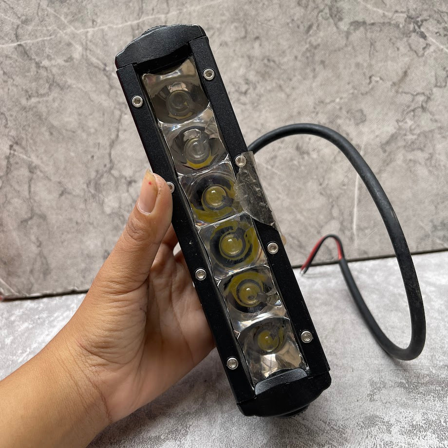Lampu led sorot 6 Mata Cahaya Putih HJG Lampu Tembak