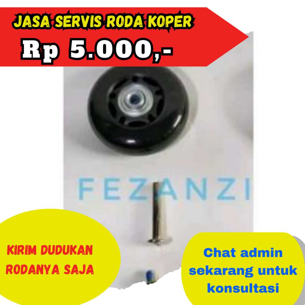 Roda Koper Replacement diameter 6.3cm