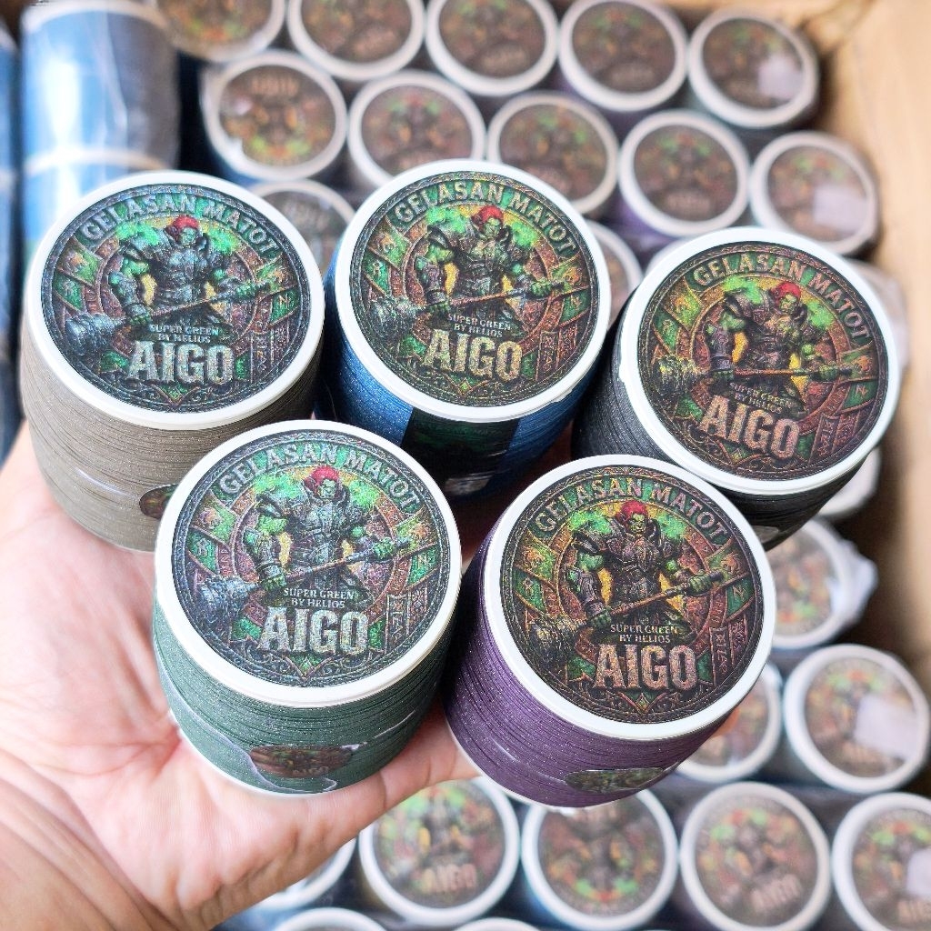 Gelasan MATOT Hijau Green Moss "AIGO" Ukuran 023