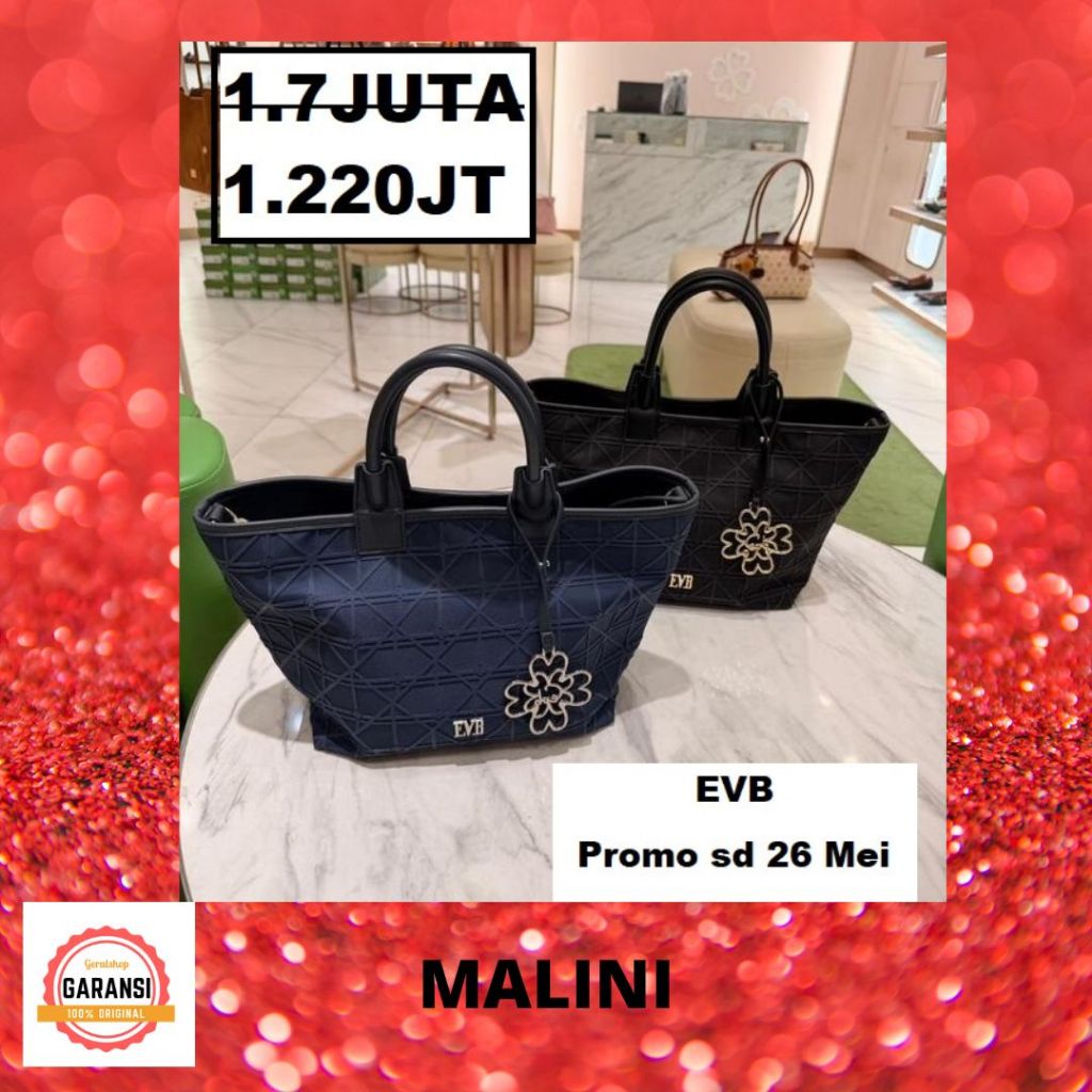 Tas wanita sale EVB satchel bag seri MALINI evb original 100%