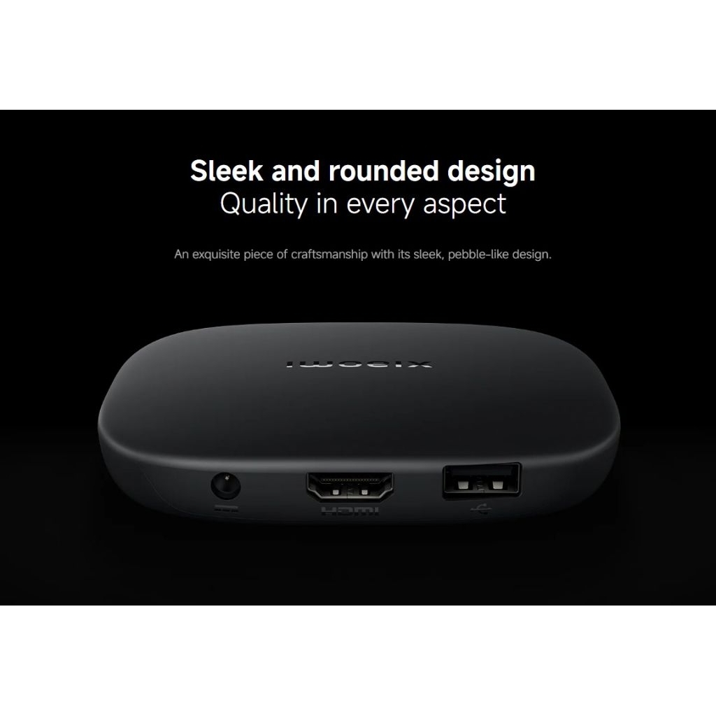 Xiaomi TV Box S 3rd Gen Smart Android 2GB 32GB 4K - Black