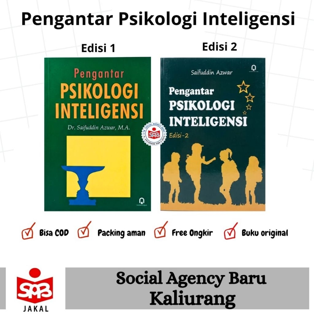 Pengantar Psikologi Inteligensi  - Saifuddin Azwar