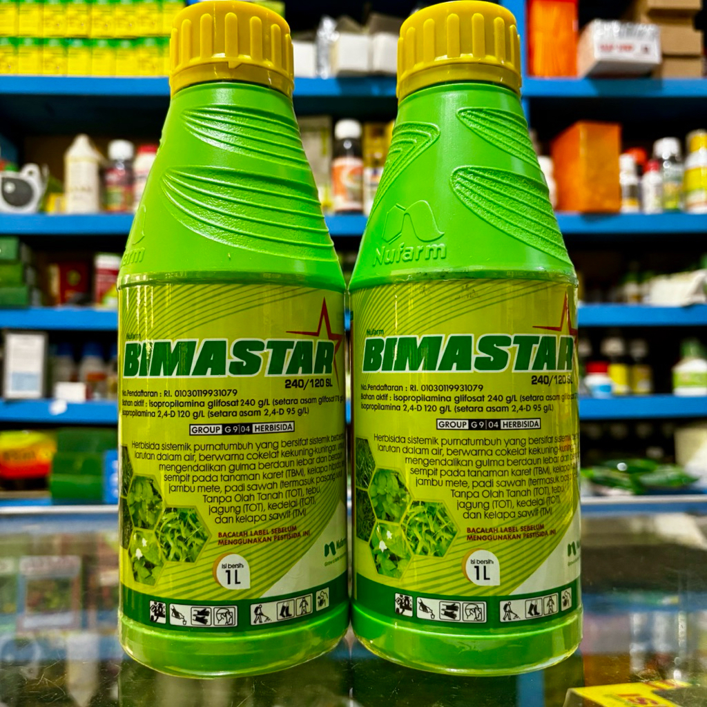 Herbisida BIMASTAR 240/120SL Kemasan 1 Liter - Bimastar Efektif Membasmi Semua Jenis Rumput