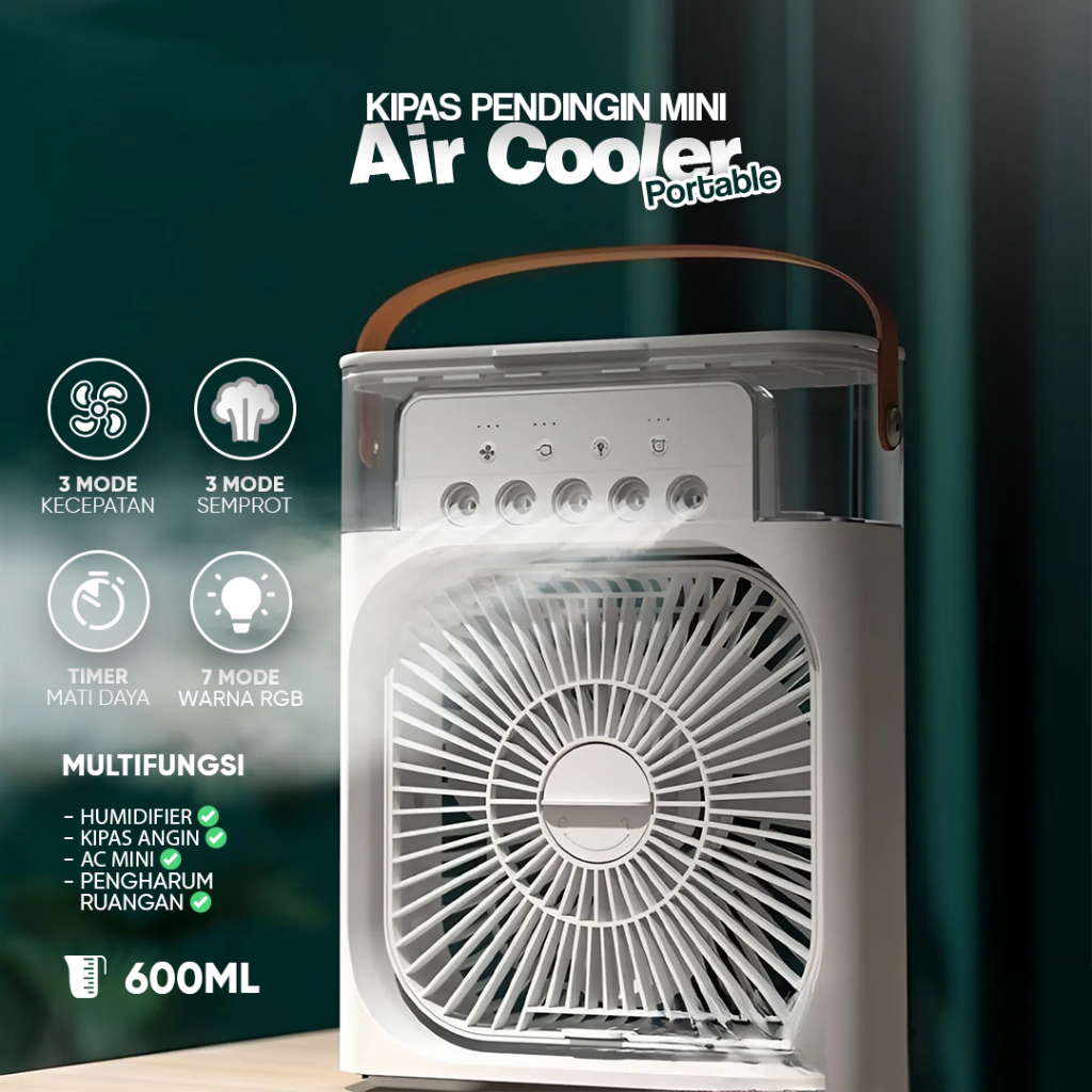 Kipas Pendingin Mini AC | Mini AC Portable Air Cooler Pendingin Ruangan | Kipas Mini Super Dingin