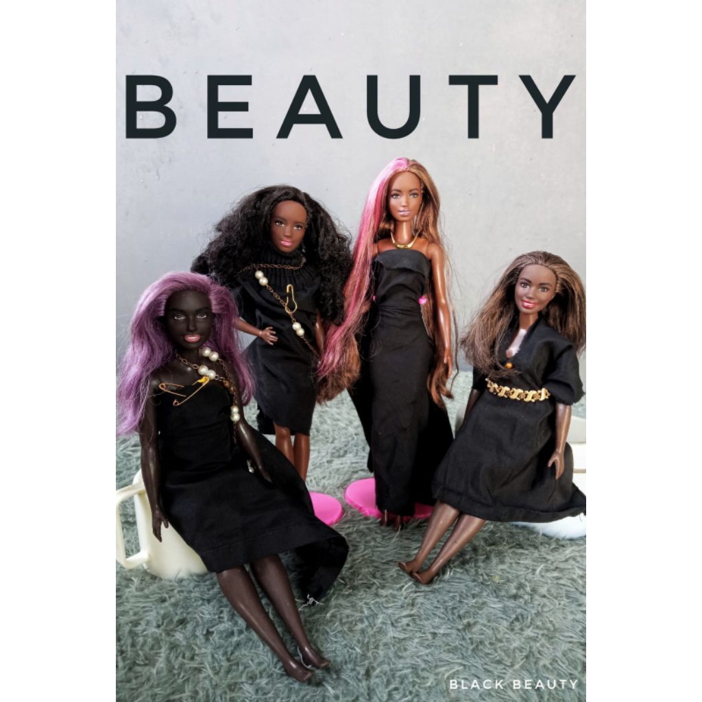 Barbie Mattel Black Beauty eksotis preloved / bekas mainan berbi