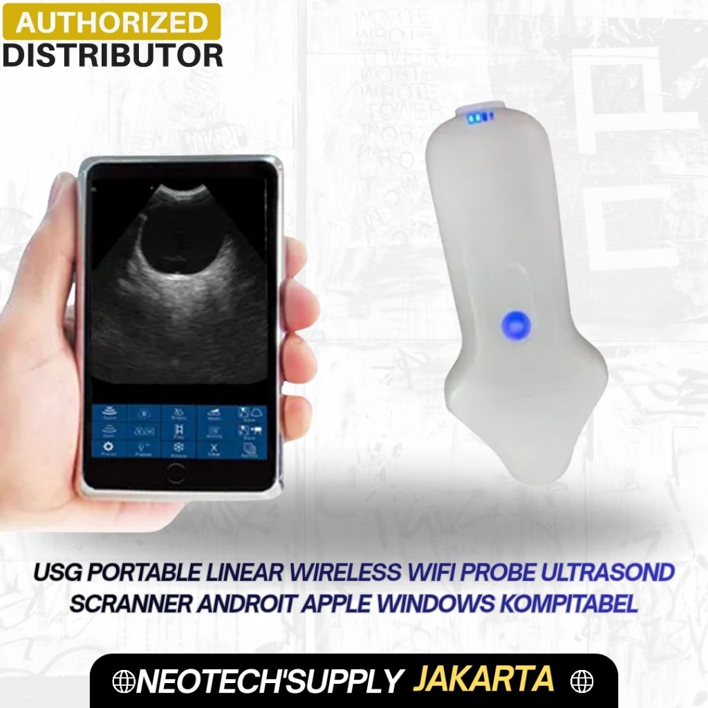 USG Portable Linear Wireless Wifi Probe Ultrasond Scranner Androit Apple Windows Kompitabel