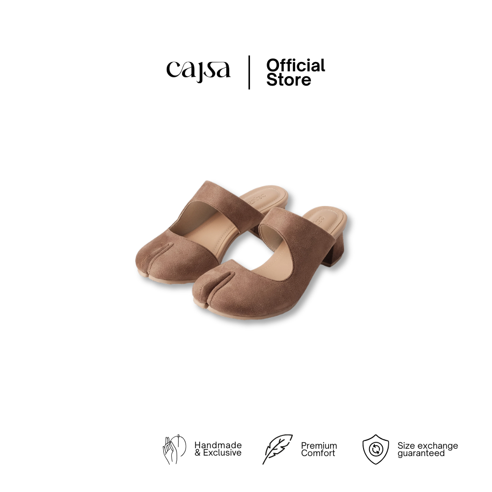CAJSA | NIJI COCOA(BROWN)- HEELS SANDAL