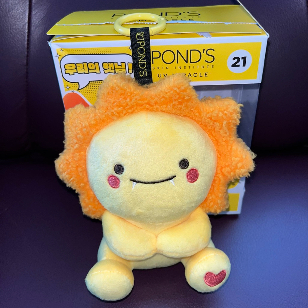 sun monster plush bagcharm boneka ponds jihyo