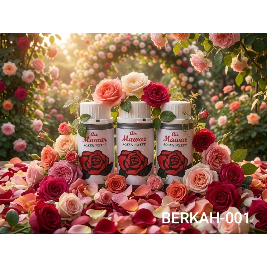 BIBIT AIR MAWAR KEMBANG ZIARAH PRODUKSI BERKAH 100ML ORIGINAL