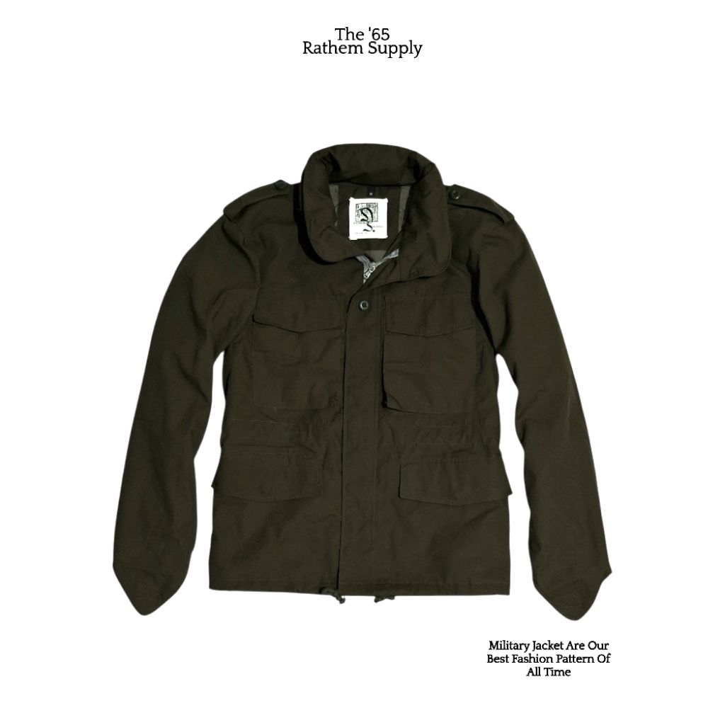 M-65 Field Casual Military Jacket By Rathem Supply #5 - Cotton/Canvas