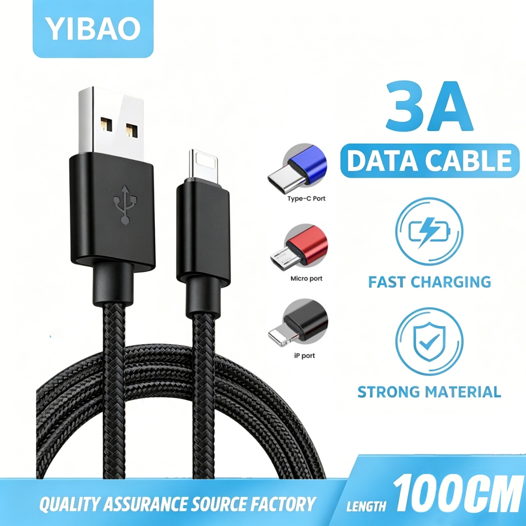 YIBAO LENTIVEN Kabel Data 3A Fast Charging