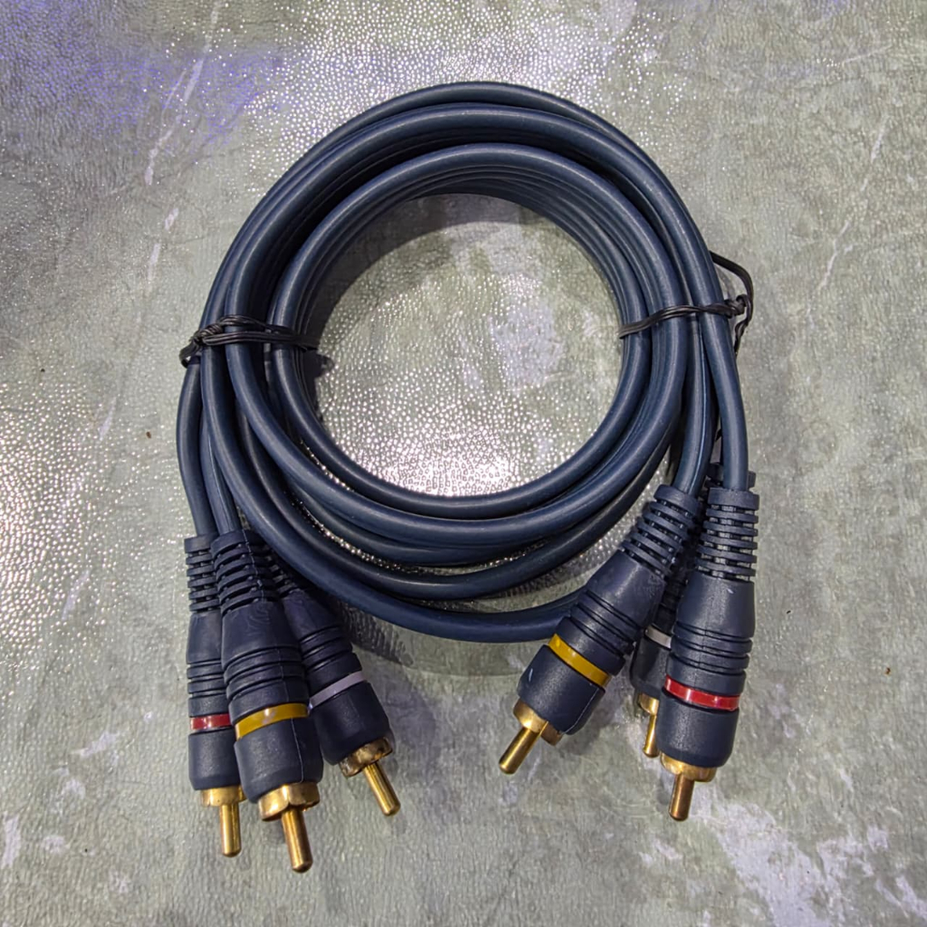 Cable RCA To RCA Audio/Video 1,5 Meter By Rayden