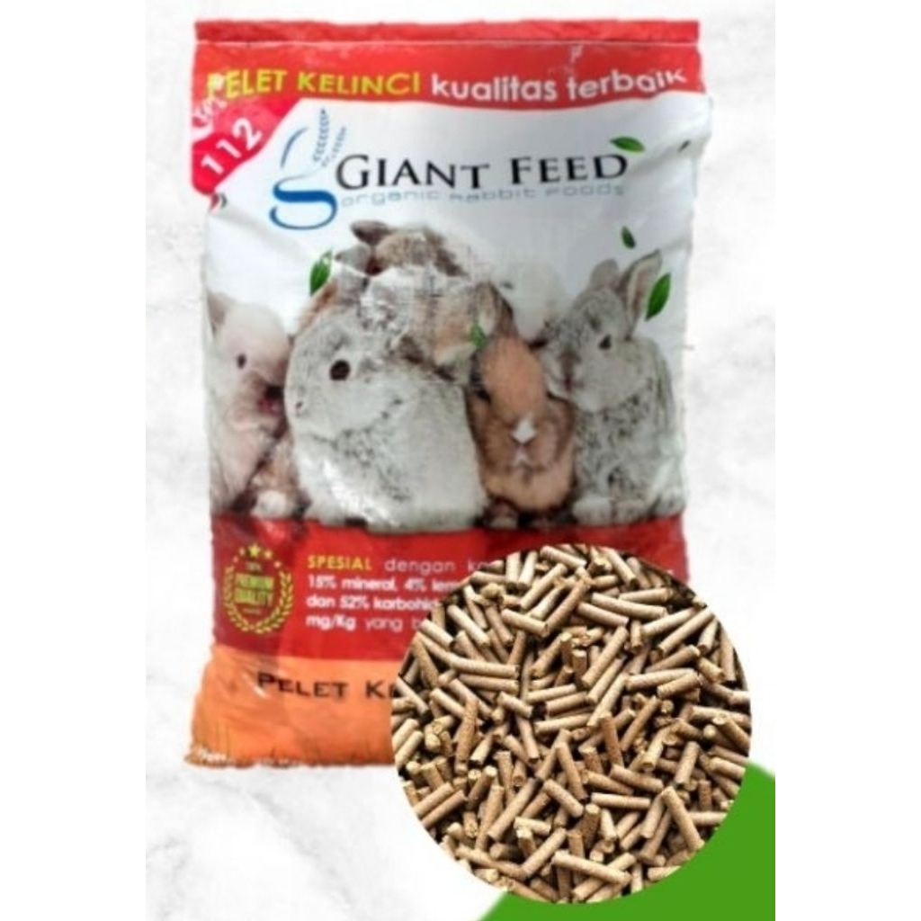 Giant rabbit feed food pakan kelinci