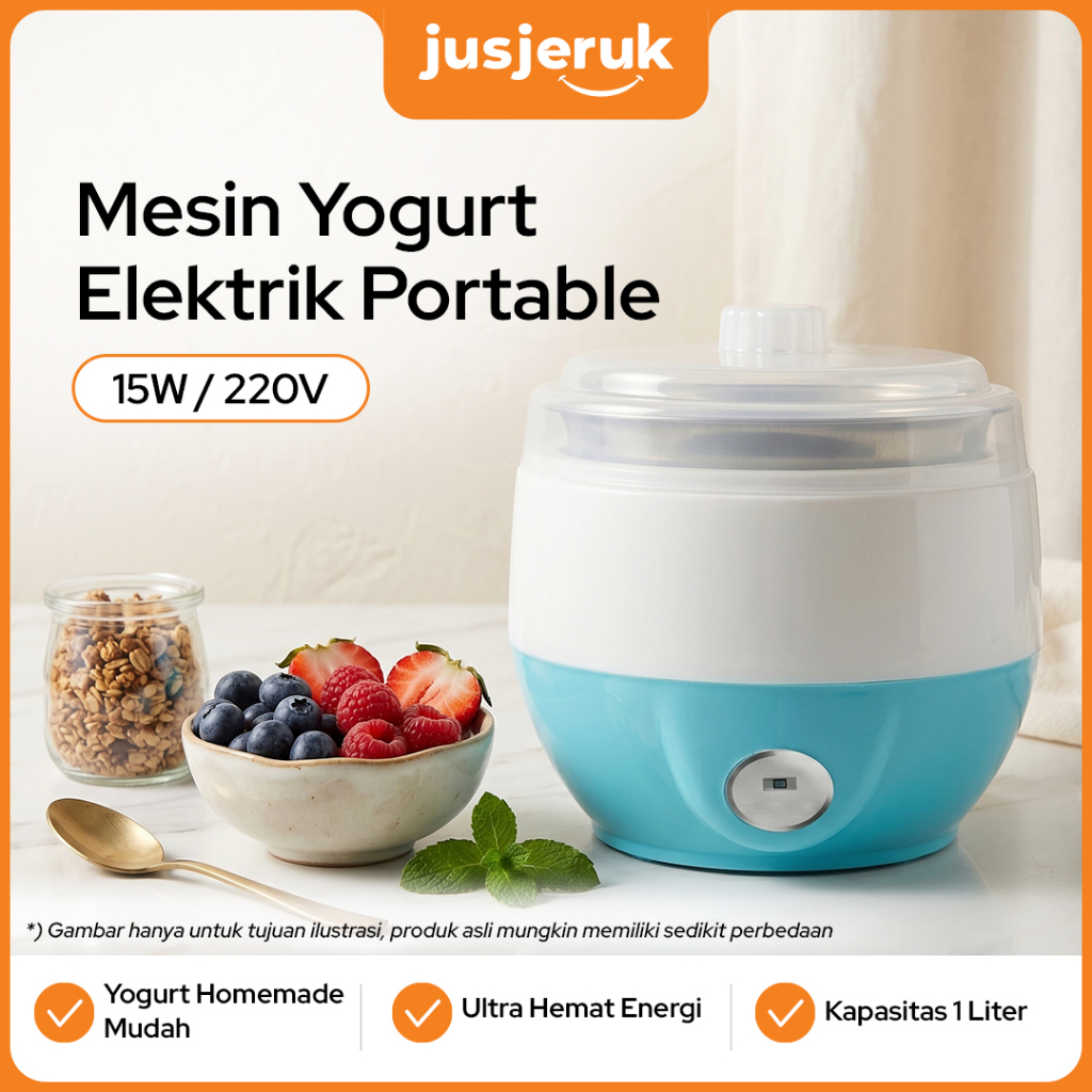 JFactory Mesin Pembuat Yogurt Maker Electric Machine Automatic Yogurt Maker Yogurt Maker Machine