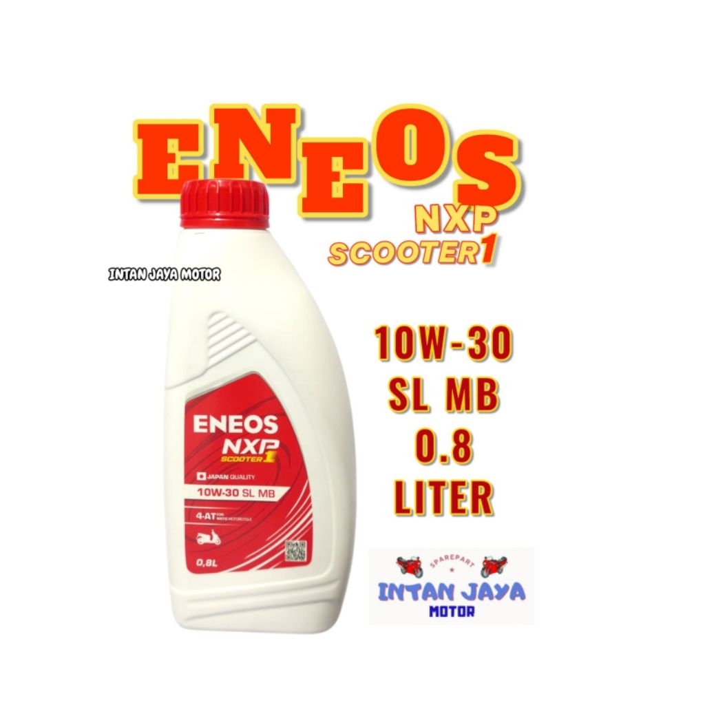 1 pcs OLI ENEOS NXP SCOOTER 1 10W-30 SL MB 0.8 LITER OLI MOTOR MATIC MERK ENEOS 0.8L YAMAHA OLI ENEO
