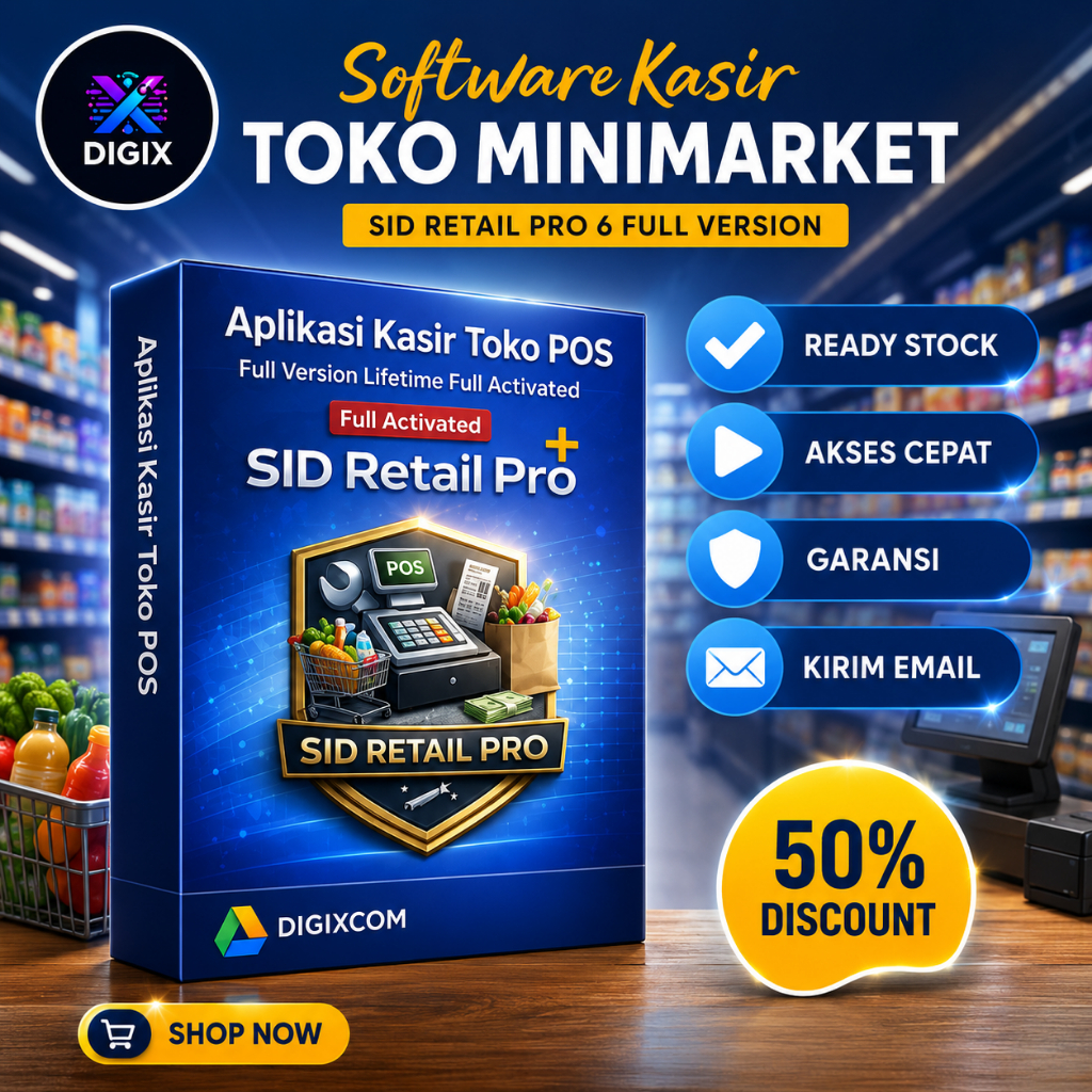 Aplikasi Kasir SID Retail Pro Aplikasi Kasir Toko POS Full Verison Lifetime Full Activated