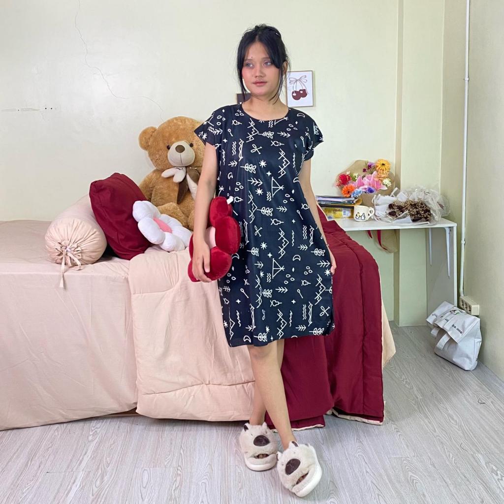 GDS - Daster Midi Rayon Daster Mini Baju Tidur Wanita Etalase 2