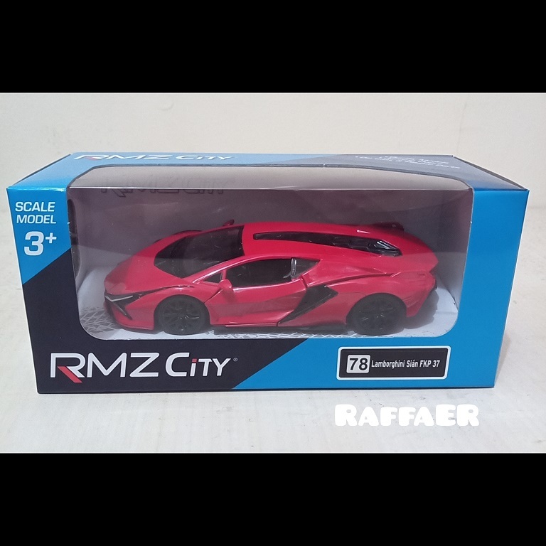 Diecast Original - RMZ City 1:36 Hypercars Merah - Lamborghini Sian