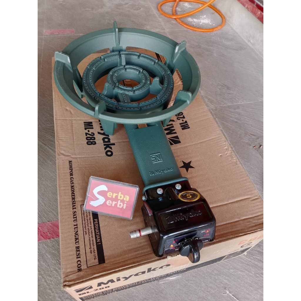 -ML-288 MIYAKO BESAR 1TUNGKU-Kompor gas masak tekanan rendah
