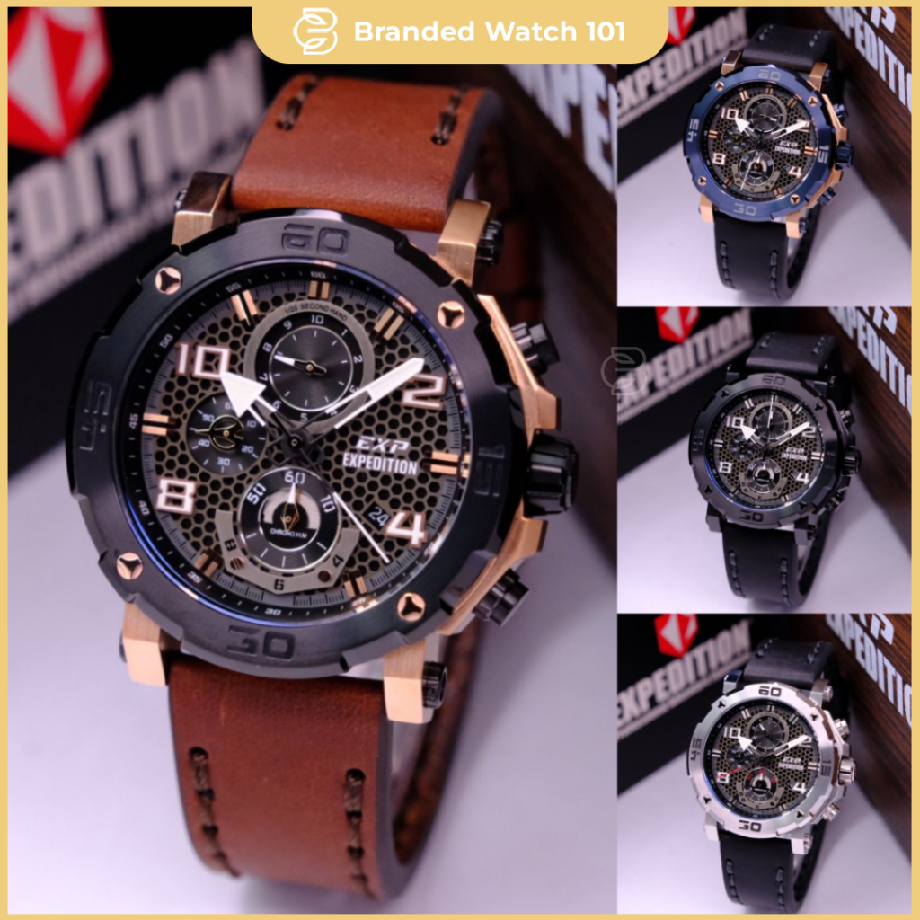 ORIGINAL Jam Tangan Pria Expedition E 6769 / E6769 / 6769 / E 6818 / E 6402 / E 6381 Garansi Resmi 1