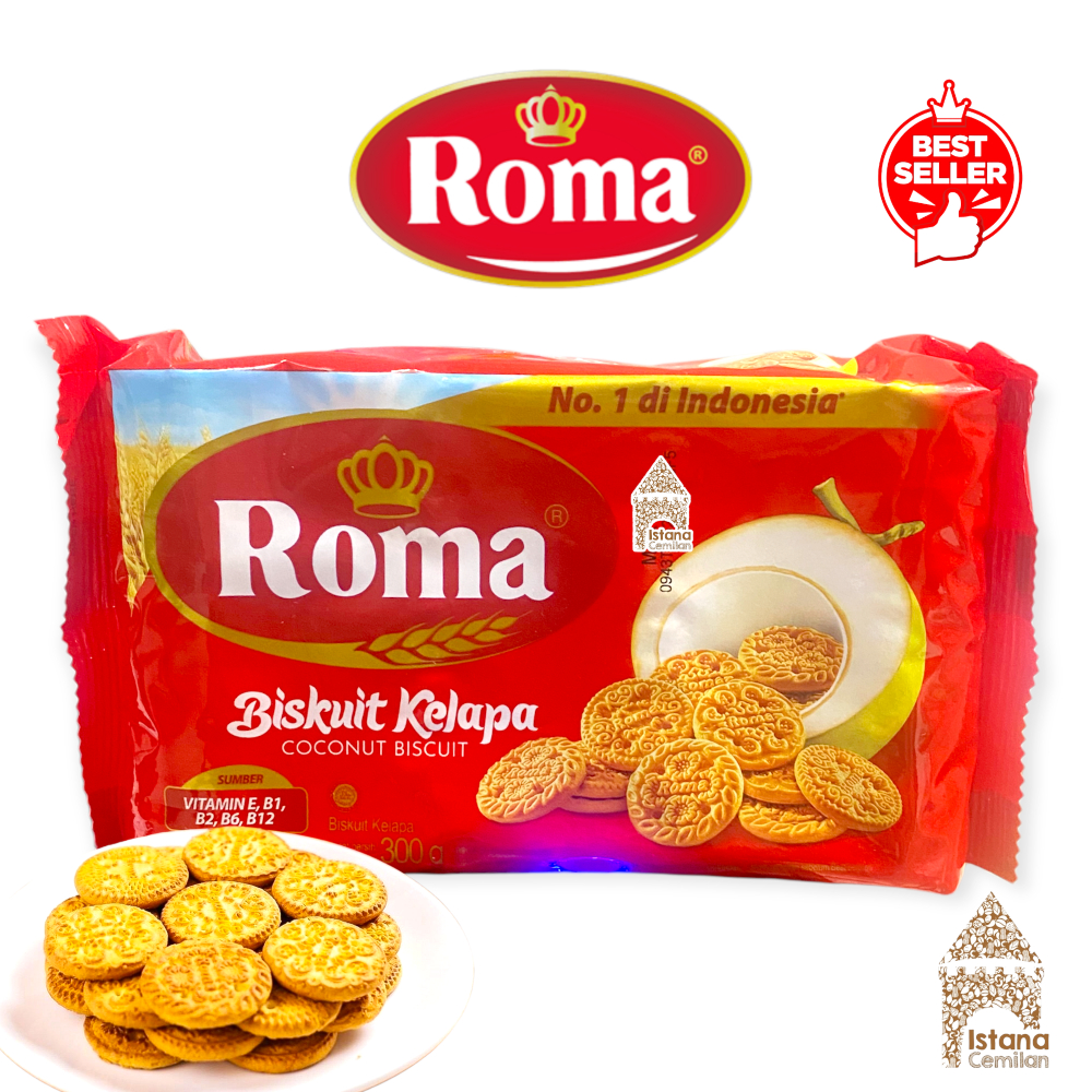 Roma Kelapa Biskuit 300 Gram