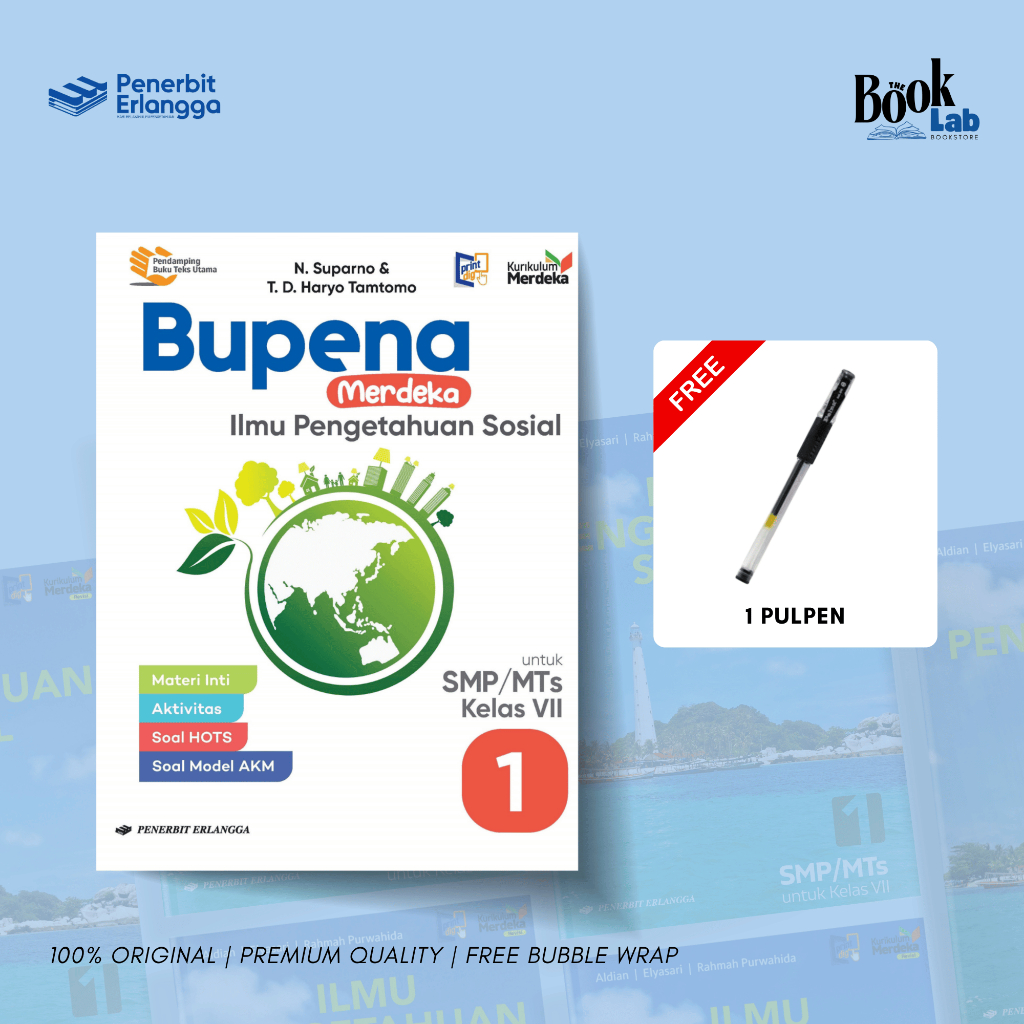ERLANGGA - BUKU BUPENA MERDEKA IPS SMP/MTS KLS.7/KM