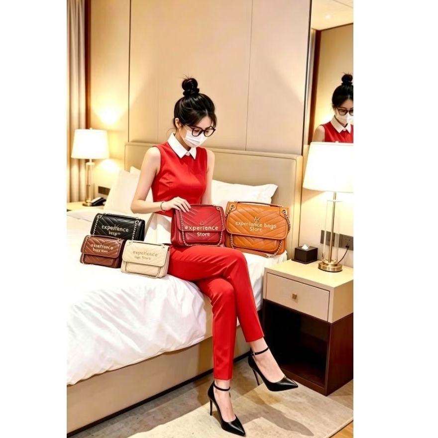 Experience Bags Store - Tas  Selempang Wanita Niki Kulit Asli & Tas Bahu Wanita Ypl Kulas Mirror Vvi