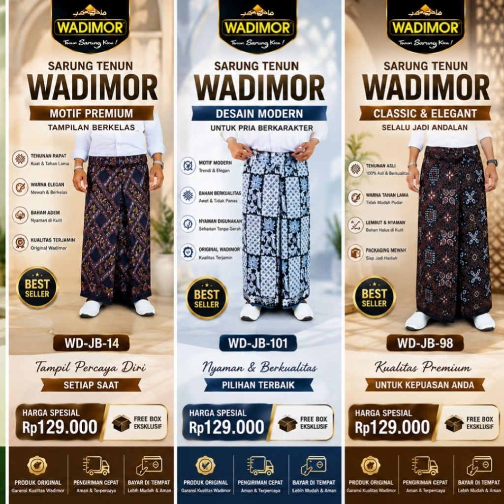 Sarung Wadimor Jawa Batik | Sarung Batik Gus Iqdam | Sarung Batik Wadimor | Wadimor Primer Batik | S